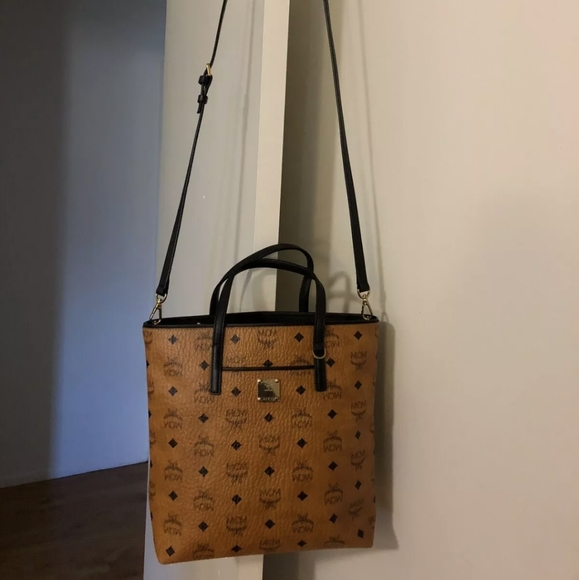 ***SOLD***Authentic MCM Crossbody Tote - Picture 8 of 12